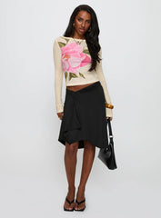 Gezabelle Long Sleeve Top Multi Floral