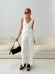 Sofi Vest Top Natural
