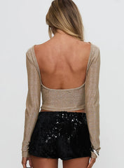 Amaltheia Long Sleeve Top Gold