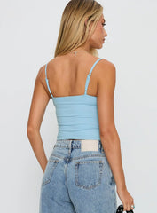 Evanda Top Light Blue