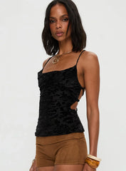 Celena Halter Top Black