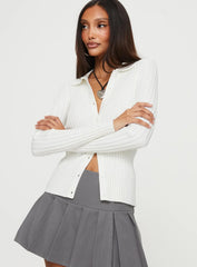 Dustry Long Sleeve Top White