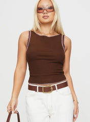 Casado Top Brown
