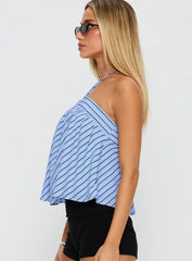 Moonlit Top Blue Stripe