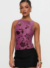 Angelical Top Purple