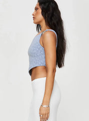 Toomba One Shoulder Top Blue