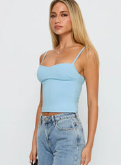 Evanda Top Light Blue