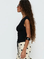 Unbothered Corset Top Black