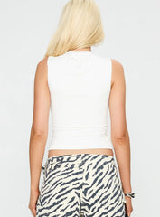 Solarah Tie Side Top White