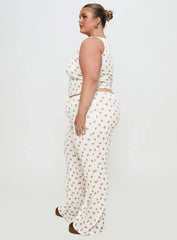 Sleepytea Pointelle Sleep Tank Top Multi Curve