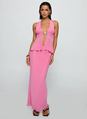 Electrified Hardware Detail Top Pink