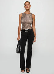 Warm Honey Top Leopard