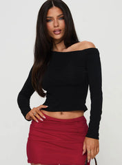 Malian Long Sleeve Top Black