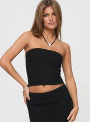 Huckle Tube Top Black