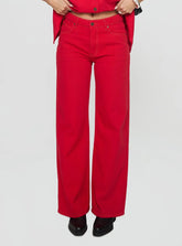 Top Model Jeans Red