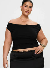Irina Multi-wear Top Black Curve