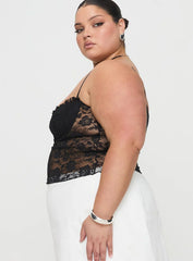 Kerr Lace Top Black Curve