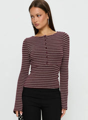 Spence Layered Top Multi Stripe