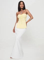 Laurenita Longline Tube Top Yellow