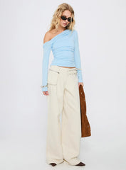 Beller Long Sleeve Top Light Blue