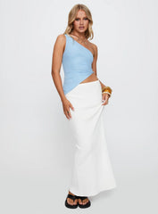 Machiatto One Shoulder Top Blue