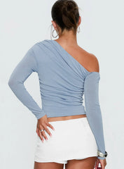 Beller Long Sleeve Top Blue Sparkle