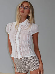 Loisee Blouse Top Cream