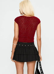 Nova Top Maroon