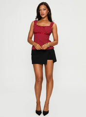 Garconne Top Red Polka Dot