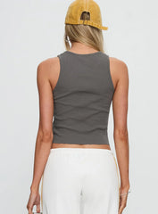 Need For Speed Tank Top Charcoal