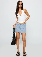 Impress Me Halter Top White