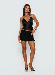 Chalina Bead Trim Cami Top Black