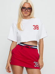 Boston University Track Top White