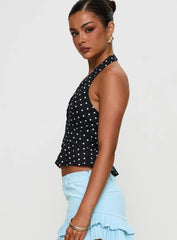 Pleasing Top Polka Dot
