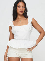 Somi Top White