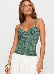 Attention On Me Top Teal