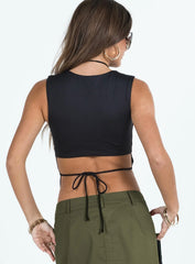 Uzo Top Black