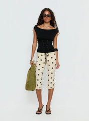 Unbothered Corset Top Black