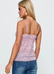 Sacrifices Tie Detail Top Multi Floral