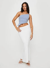 Toomba One Shoulder Top Blue