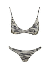 Juliette Bikini Top Zebra
