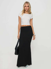 Topping Maxi Skirt Black