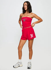 Boston University Tube Top Red