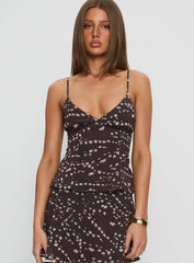 Fellie Cami Top Brown
