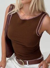 Casado Top Brown