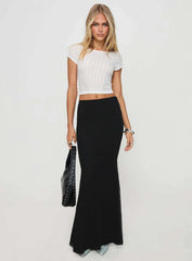 Topping Maxi Skirt Black