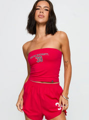 Boston University Tube Top Red