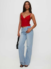 Fast Times Top Red